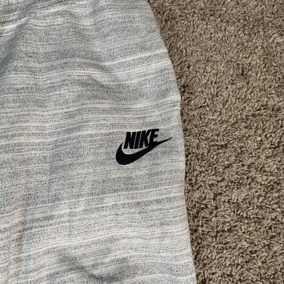 Nike Sportswear Advance Women's Pants White-Grey 837462-100 Size Medium - Picture 3 of 10